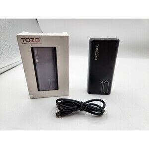 TOZO PB3 P10000mAh Power Bank Fast Charging Portable External Battery Backup